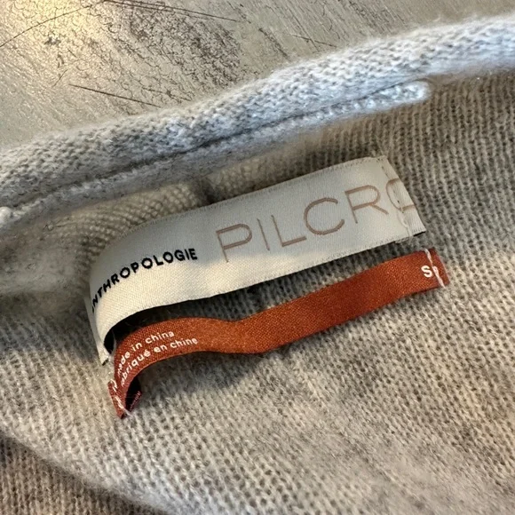 Anthropologie Pilcro Super Soft Gray Open Front Cardigan - Picture 7 of 8